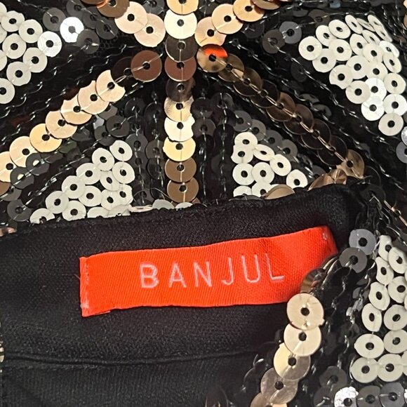 Banjul Black and White Patterned Romper - Picture 4 of 4